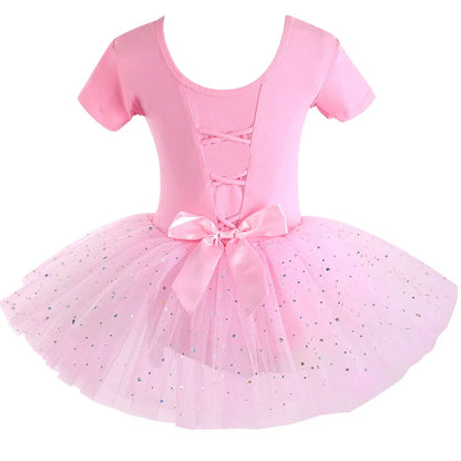 Summer Casual Ballerine Girl Dress Tutu Dance Ballet Children's Clothing Gymnastics Girls Dresses Ballet Leotards Vestidos