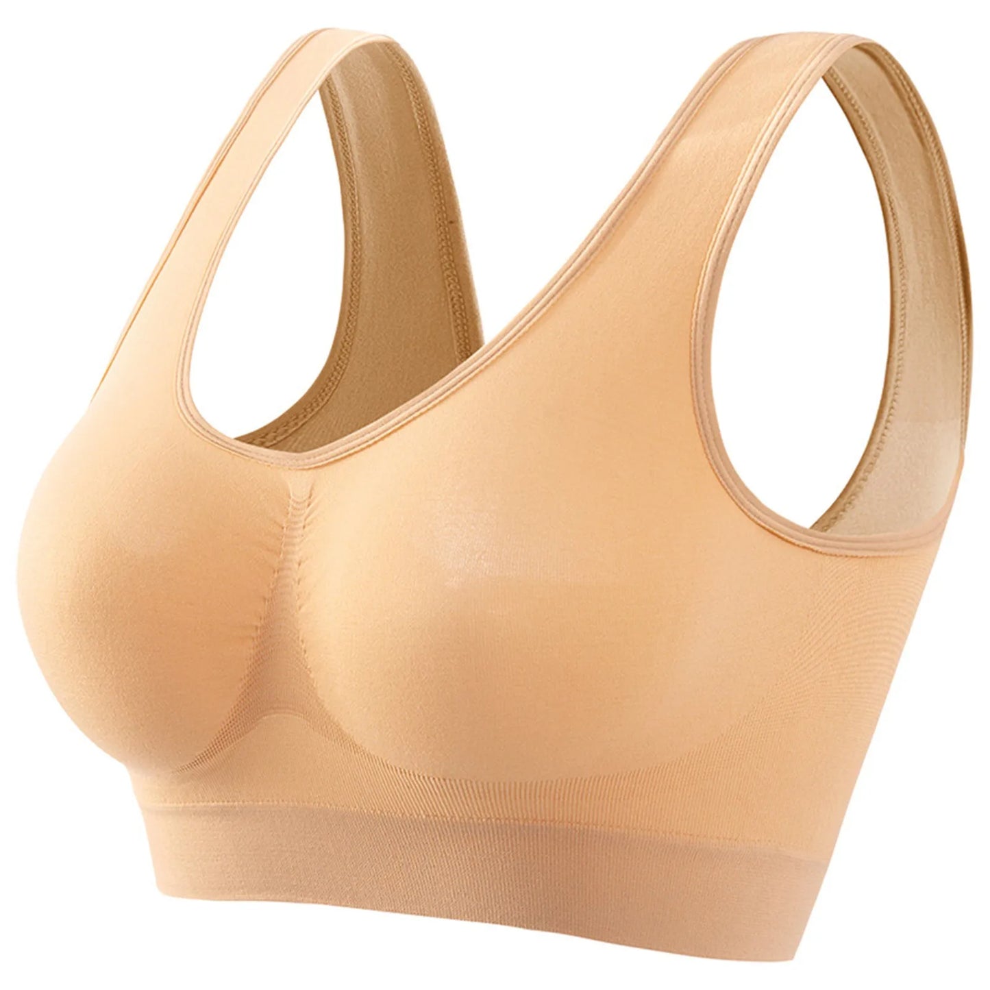 Seamless Bras For Women Hollow Mesh Breathable Sports Bra Female Wireless No Pads Crop Top Sexy Lingerie Soft Brassiere M-5XL