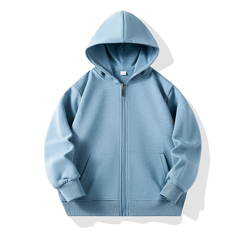 Kids Hoodies Boys Girls Children Sweatshirt Clothes Child Zipper Hoodie Customize Kid Casual Wear Outerwear Hoody Sportswear
