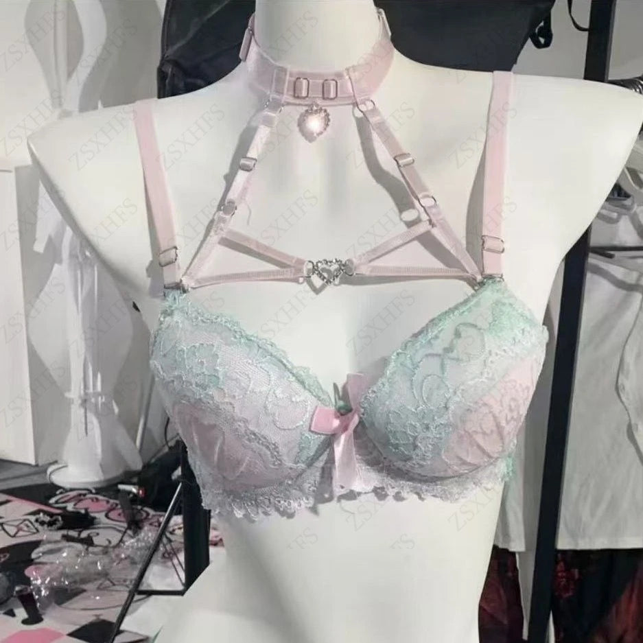 Sexy Lace Women Underwear Set Seamless Wire Free Bra Sets Intimates Lingerie Coquettish Bra and Panty Sets For Women Clothes