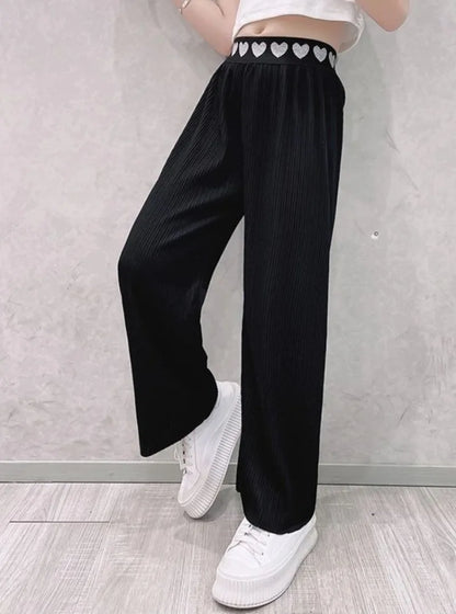 Kids' Breathable Ice Silk Anti Mosquito Loose Straight Leg Pants 2026 Summer Casual Wear
