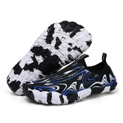 Boys Girls Aqua Shoes Kids Quick Drying Sneakers Drainage Design Hiking Wading Water Shoes Children Mesh Swimming Beach Barefoot