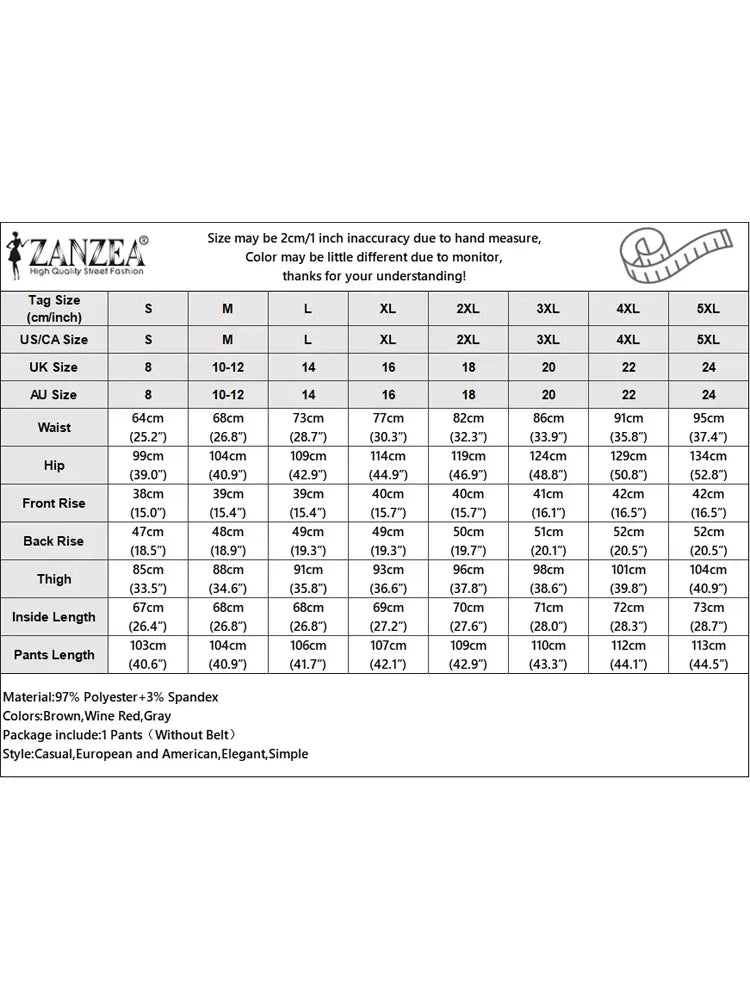 2025 ZANZEA Women High Waist Pants Elegant Wide Leg Long Trouser Satin Silk Formal Pantalons Summer Casual Pocket Office Bottoms