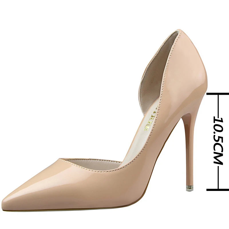 BIGTREE Shoes 2026 Women Pumps Patent Leather High Heels Stiletto Sexy Party Shoes OL Career Women Heels Office Shoes 12 Colors