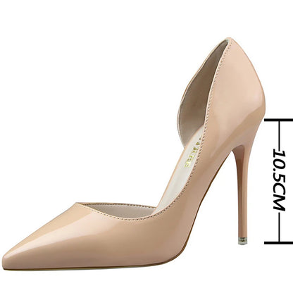 BIGTREE Shoes 2026 Women Pumps Patent Leather High Heels Stiletto Sexy Party Shoes OL Career Women Heels Office Shoes 12 Colors