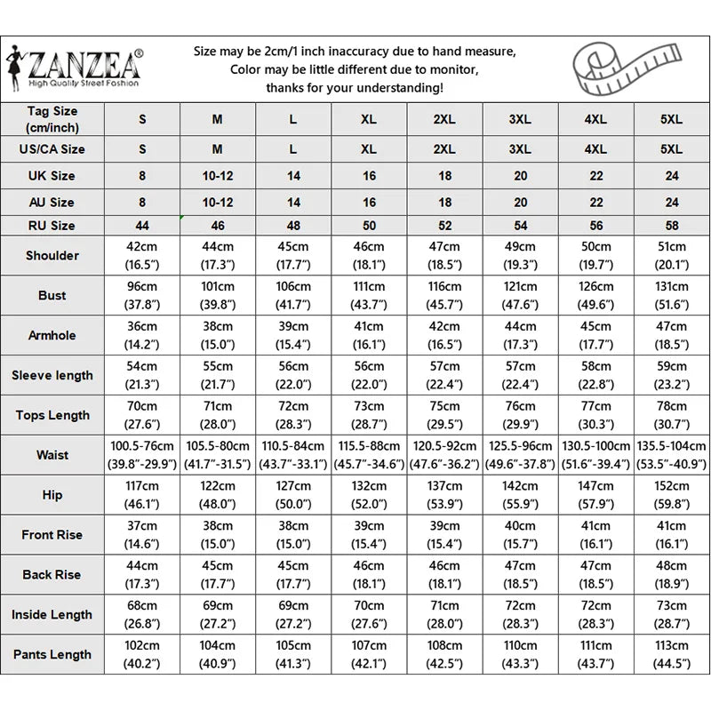 ZANZEA Women Muslim 2 Pieces Sets Casual O Neck Long Sleeve Buttons Up Blouse Wide Leg Pleated Pants Sets Ramadan Hijab Outfits