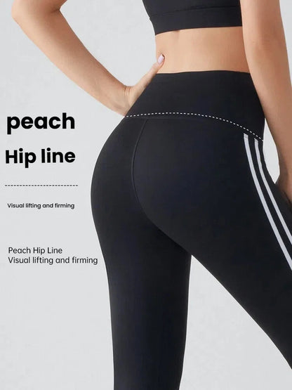 Flares Yoga Pants for Women High Waist Bootcut Workout Leggings Tummy Control Fitness Gym Leggings