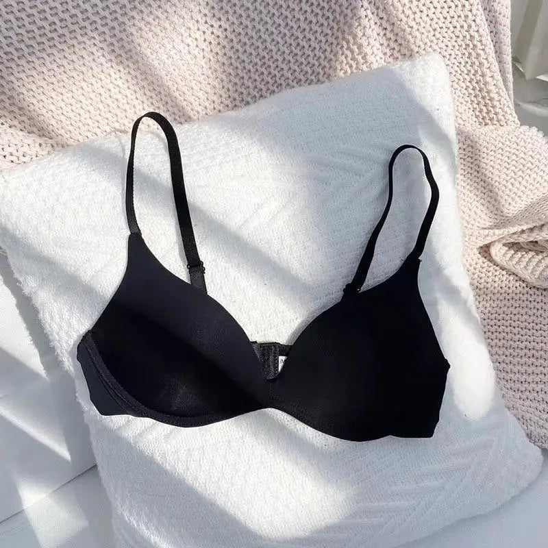 Women Seamless Bra Sexy No Wire Push Up Underwear Girls Students Breathable Thin 12 Colors Bras