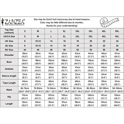 ZANZEA Bohemian 2 Piece Skirts Suits Women Summer Short Sleeve Cropped Shirt & A-Line Maxi Skirt Matching Sets Vacation Outfits