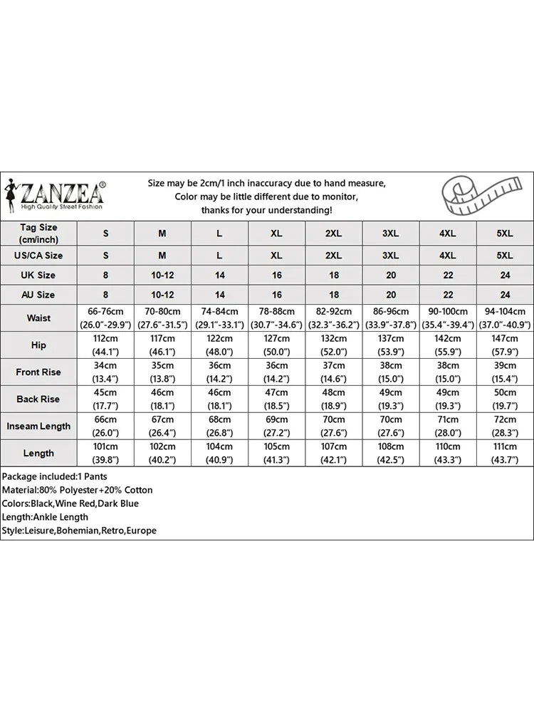 2025 ZANZEA Summer Wide Leg Pants Women Plaid Checked Trousers Casual Elastic Waist Pant Elegant Loose OL Work Pantalon Palazzo