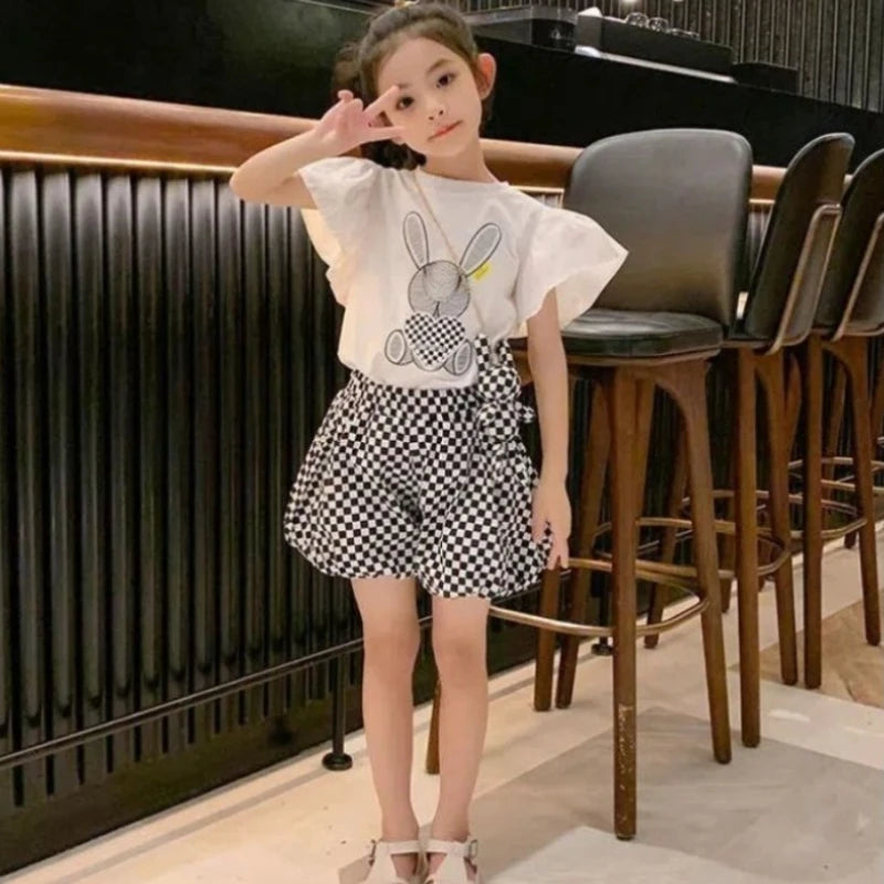 Children's Costumes Girls Clothes From 8 To 12 Years Old Sets 10 7 Girls' Summer Girl Suit 5 6 Kids Set Child Cotton Clothing 4