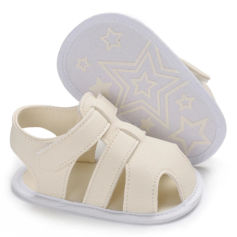 Summer Baby Shoes Walking Shoes 0-1 Year Old Male and Female Baby Walking Shoes Roman Sandals