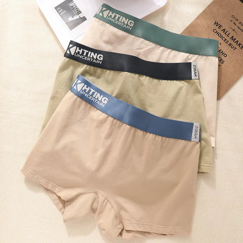Cotton Women Panties Underwear Women's Intimates Female Breathable Antimicrobial Boyshorts Briefs Sexy Shorts Students Boxers