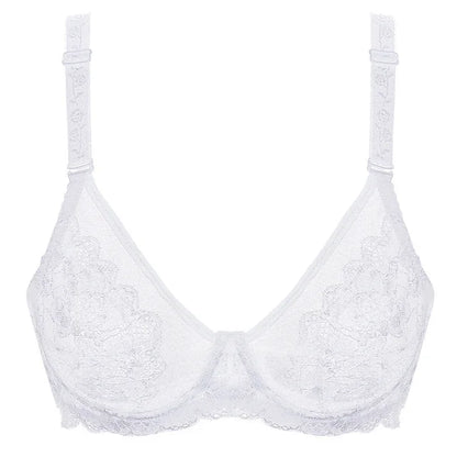 Women's Transparent Bra Ultra Thin Lace Bra Underwear