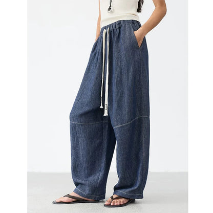 Wear It in Summer, It's Cool~ Lightweight Linen Pants, Wide-Leg Pants, Loose Long Pants for Women in Summer