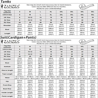 ZANZEA Feamle Cardigan Sleeveless Tanks Tops With Pants Stylish Women 3 Pieces Sets Casual Holiday Outfits Solid Color Tracksuit