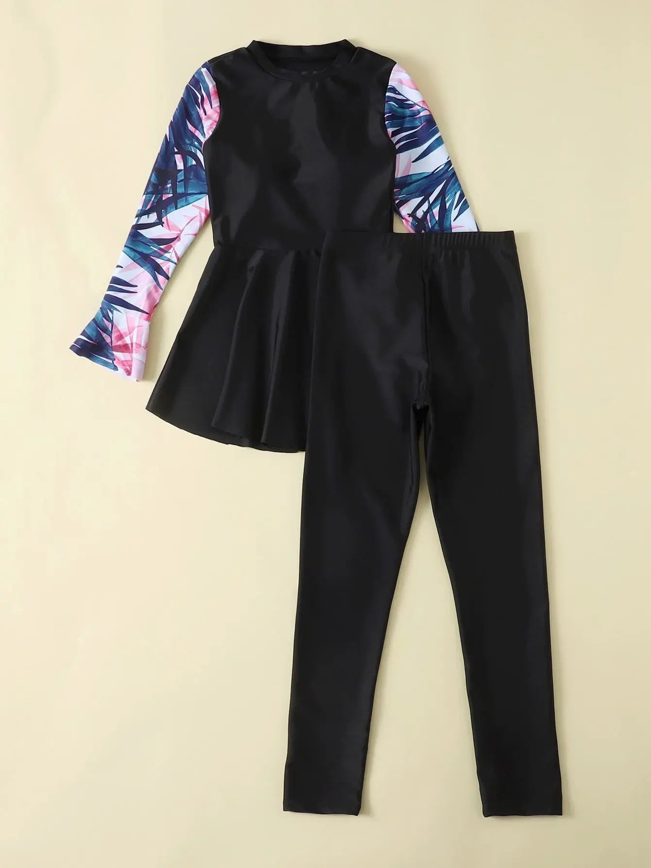 2026 Girls Swimsuit Long Sleeve Beach Dress & Pants Kids Swimwear Female Children's Bathers Bathing Swimming Swim Suit Beachwear