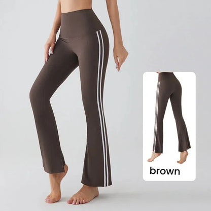 Flares Yoga Pants for Women High Waist Bootcut Workout Leggings Tummy Control Fitness Gym Leggings