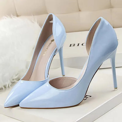 BIGTREE Shoes 2026 Women Pumps Patent Leather High Heels Stiletto Sexy Party Shoes OL Career Women Heels Office Shoes 12 Colors