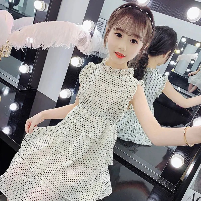 Princess Dress Chiffon Beautiful Dresses Children's Elegant Clothes for Girls 10 To 12 Years Summer Girl Suit Girl's Frocks 2025