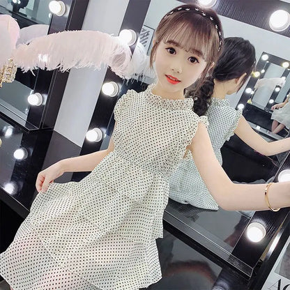 Princess Dress Chiffon Beautiful Dresses Children's Elegant Clothes for Girls 10 To 12 Years Summer Girl Suit Girl's Frocks 2025