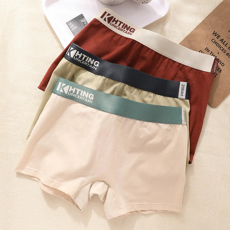 Cotton Women Panties Underwear Women's Intimates Female Breathable Antimicrobial Boyshorts Briefs Sexy Shorts Students Boxers