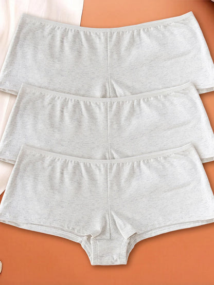 Cotton Underwear Women Sports Boxer Briefs Solid Color Sexy Comfortable Breathable Yoga Fitness Workout Fashion Women Underpants