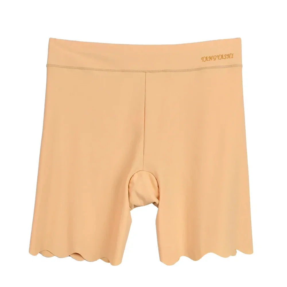 Women Underwear Safety Dress Panties Slimming Shorts High Waist Seamless Ice Silk Boxers Breathable Plus Size Short Pants M-4XL