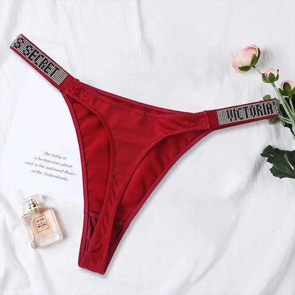 Victoria's Secret Lace Thongs Comfortable Breathable Panty High Waist Underwear Lingerie VS Sexy Women Panties Seamless