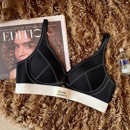 SP&CITY Thin Breathable Hollow Ut Seamless Women's Bra Small Chest Gathering Traceless Sexy Brassier Comfortable Daily Lingerie