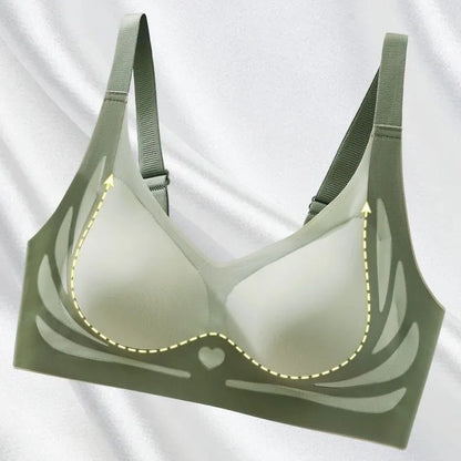 1pcs Women Seamless Bras Female Push Up Vests Style Wireless Underwears Lady Anti Sagging Comfort Soft Lingeries Ladies Camisole