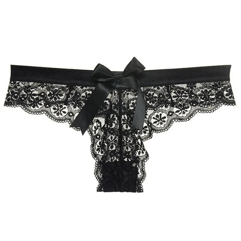 Sexy Lace Thong Women Butterfly Low Waist Panties Transparent Underwear Ladies Briefs Lingere Panty Underware Womens Lingerie