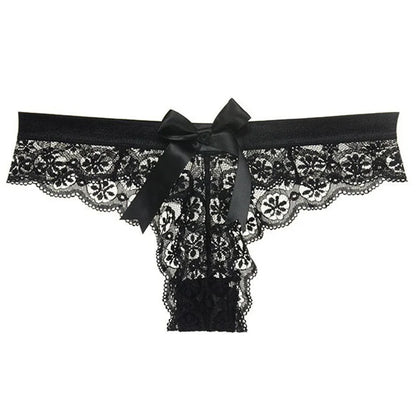 Sexy Lace Thong Women Butterfly Low Waist Panties Transparent Underwear Ladies Briefs Lingere Panty Underware Womens Lingerie
