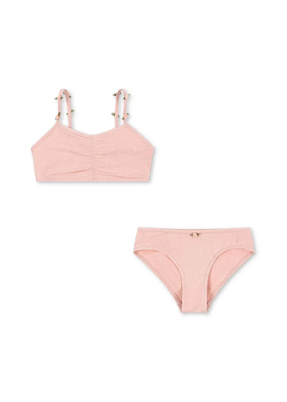 2025 Summer Baby Girls Swimsuit One Piece Kids Beach Wear Girls Lace Swimwear Children Ruffle Princess Bikinis Sets Monokini