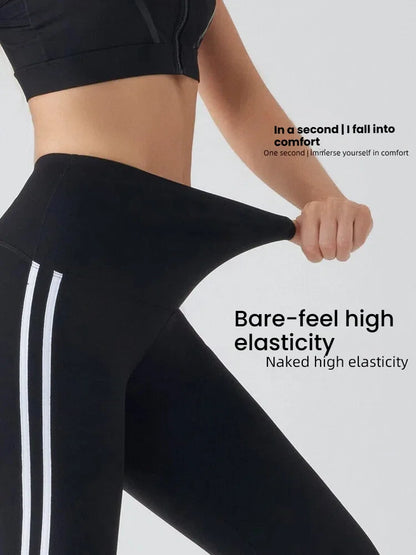 Flares Yoga Pants for Women High Waist Bootcut Workout Leggings Tummy Control Fitness Gym Leggings